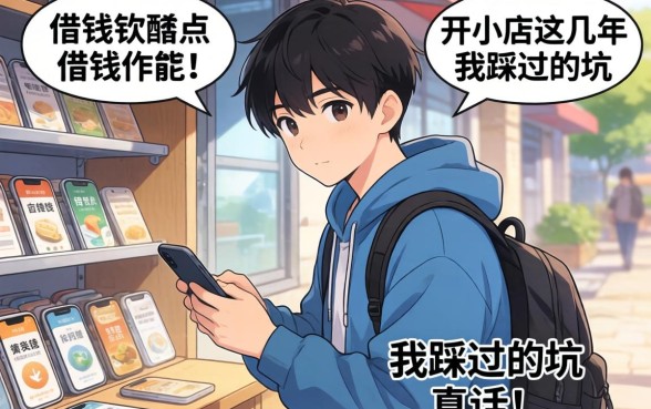 19岁的借钱软件有哪些?开小店这几年我踩过的坑和真话