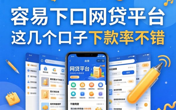 盘点近期容易下口的网贷平台，这几个口子下款率不错