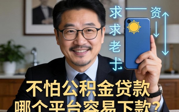 工资发得晚不怕，公积金贷款哪个平台容易下款？求老哥指点！