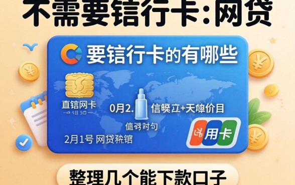 揭秘不需要银行卡的网贷有哪些,整理了几个能下款的口子
