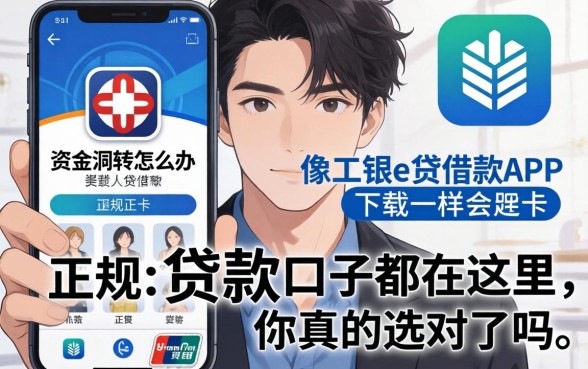 急需资金周转怎么办？像工银e贷借款app下载一样正规的贷款口子都在这里，你真的选对了吗？