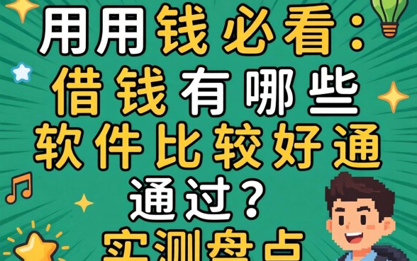 急用钱必看：借钱有哪些软件比较好通过？实测盘点