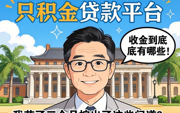 公积金贷款平台到底有哪些？我花了三个月挖出了这些门道