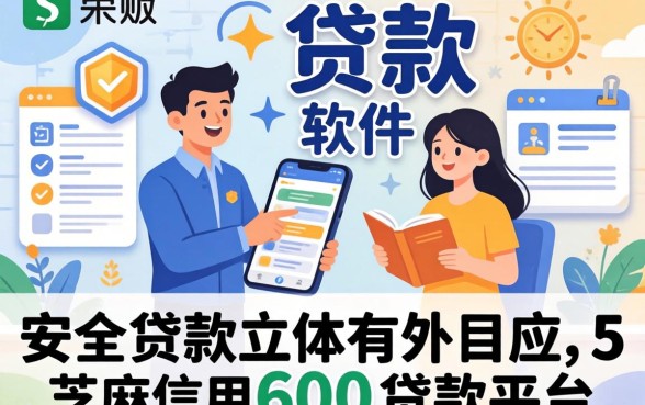 安全的贷款软件有哪些好,归纳五个芝麻信用600贷款平台