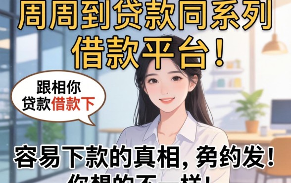 我试了周周到贷款同系列的借款平台,发现容易下款的真相和你想的不一样