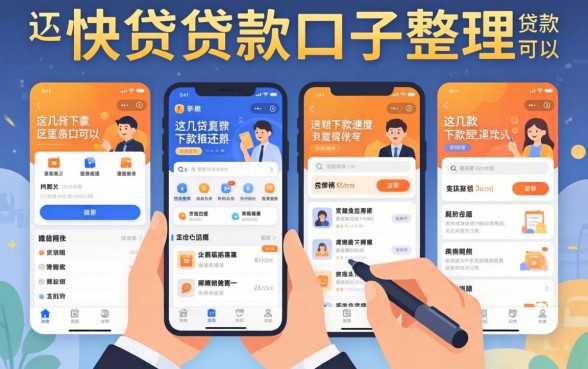 类似快贷贷款的口子整理：这几款下款速度还可以