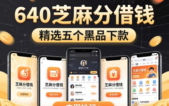 640芝麻分借钱，精选五个黑户下款app