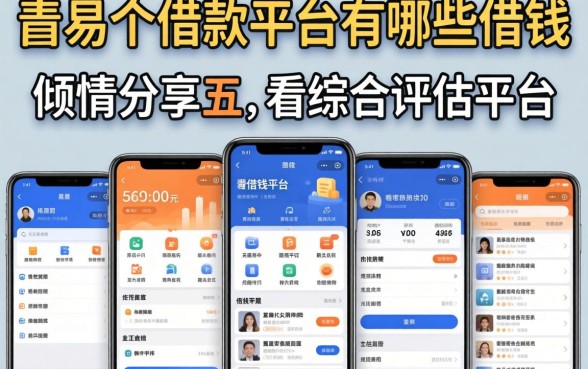 容易的借款平台有哪些软件，倾情分享五个借钱平台不看综合评估的平台