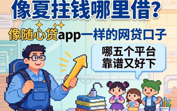 急需用钱哪里借？像随心贷app一样的网贷口子有哪些？这五个平台靠谱又好下