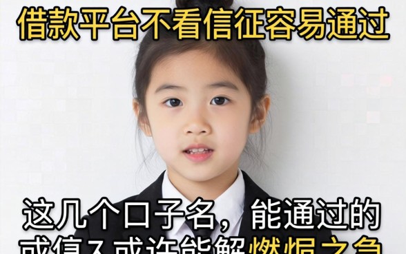 揭秘哪些借款平台不看征信容易通过的，这几个口子或许能解燃眉之急