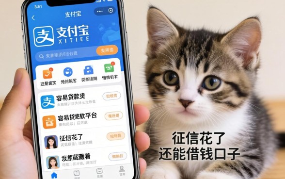 我翻烂了支付宝里那些容易贷款的平台,发现征信花了还能借钱的口子竟然藏着这些猫腻