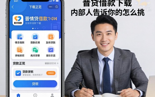 类似晋情贷借款app下载一样正规的贷款软件，内部人告诉你怎么挑