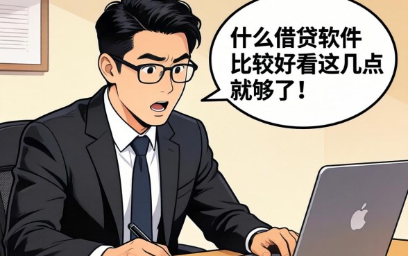 银行经理私下说：什么借贷软件比较好，看这几点就够了