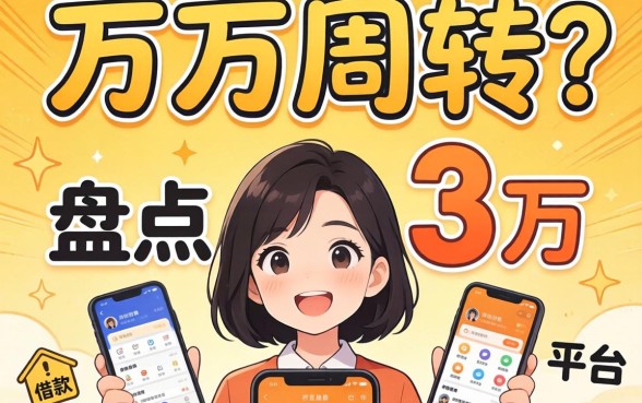 急需三万周转？盘点借款3万的平台有哪些软件