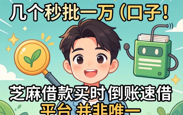我试了几个秒批一万的口子2026，发现芝麻借款实时到账速借平台并非唯一选择