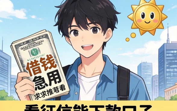 未成年想借钱急用？求推荐不看征信能下款的口子！