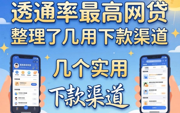 揭秘通过率最高网贷:整理了几个实用的下款渠道