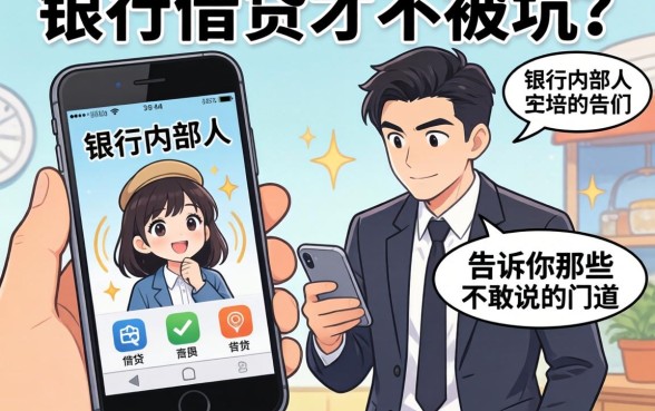 手机怎么借贷才不被坑？银行内部人告诉你那些不敢说的门道