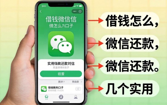 用手机借钱怎么用微信还款？整理几个实用的口子