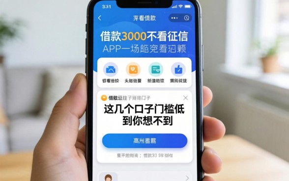 揭秘借款3000不看征信的APP，这几个口子门槛低到你想不到