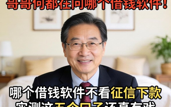 老哥们都在问哪个借钱软件不看征信下款，实测这五个口子还真有戏