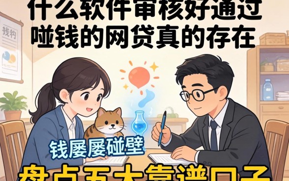 急需用钱却屡屡碰壁?什么软件审核好通过的网贷真的存在吗?盘点五大靠谱口子