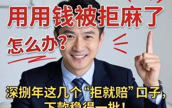 急用钱被拒麻了怎么办？深扒2026年这几个“拒就赔”口子，下款稳得一批！