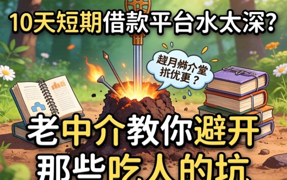 30天短期借款平台水太深？老中介教你避开那些吃人的坑