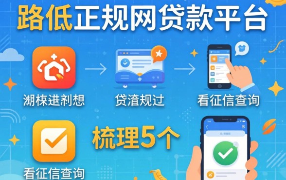 利息低的正规网贷款平台，梳理5个不看征信查询的app