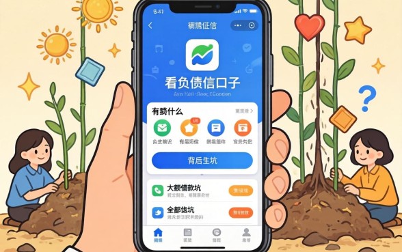 我试了所谓不看负债和征信的口子，发现有什么大额借款的app背后全是坑