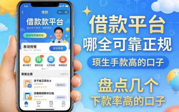 手机借款平台哪个可靠正规的？盘点几个下款率高的口子