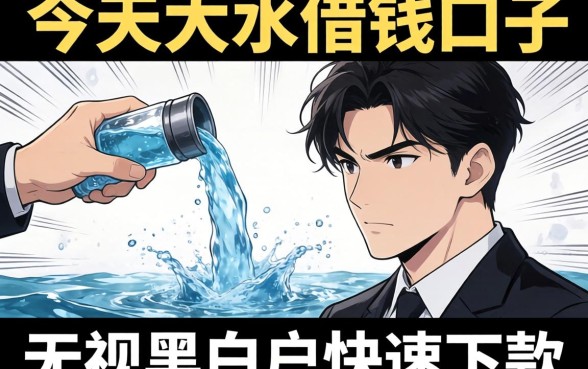 揭秘今天放水借钱口子：无视黑白户快速下款