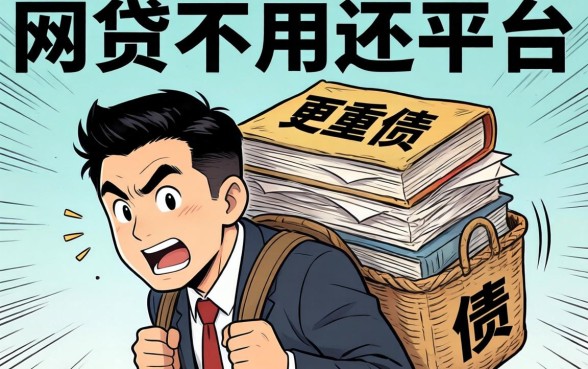 我试了那些号称网贷不用还的平台，结果让我背上了更重的债