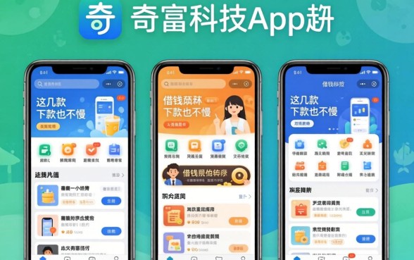 除了奇富科技app以外的借钱软件,这几款下款也不慢