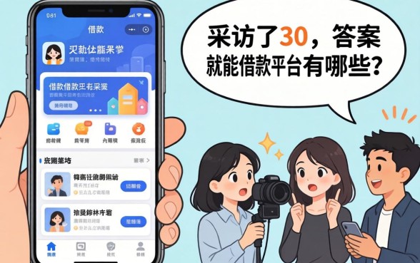 凭手机就能借款的平台有哪些软件？我采访了30个人，答案很意外