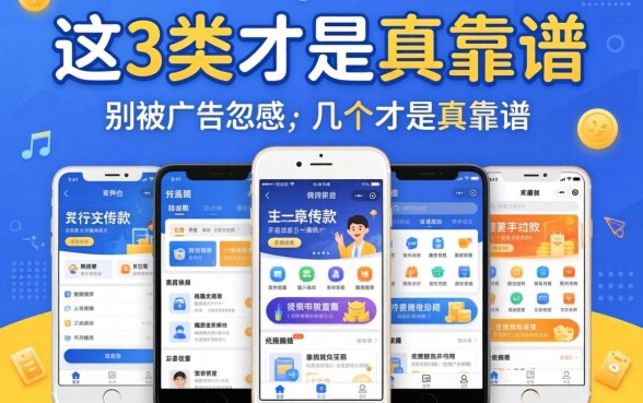 最容易借款的平台有哪几个平台？别被广告忽悠，这3类才是真靠谱