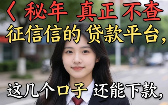 揭秘2026年真正不查征信的贷款平台，这几个口子还能下款