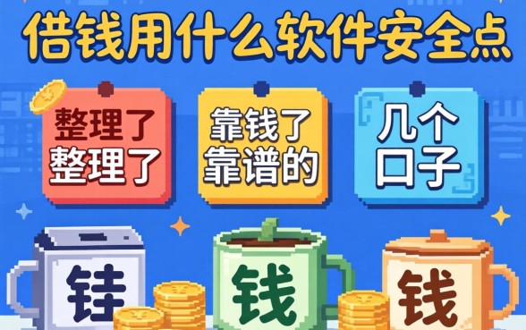 借钱用什么软件安全点？整理了几个靠谱的口子分享