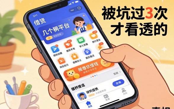 手机app借钱都有几个平台的?被坑过3次才看透的真相