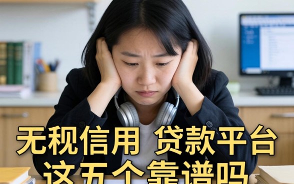 急需用钱却四处碰壁？揭秘无视信用的贷款平台，这五个靠谱吗？