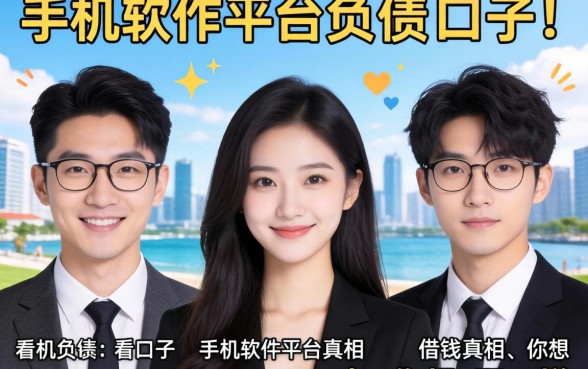 我试了三个所谓不看负债的口子，发现手机软件平台借钱的真相和你想的不一样