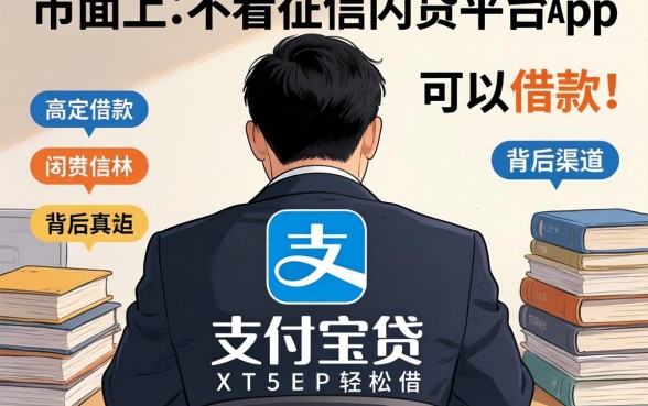 我翻遍了市面上号称不看征信的网贷平台可以借款的渠道,发现支付宝快贷轻松借app背后的真相