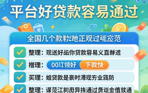 哪些正规平台好贷款容易通过呢？整理几个下款快的