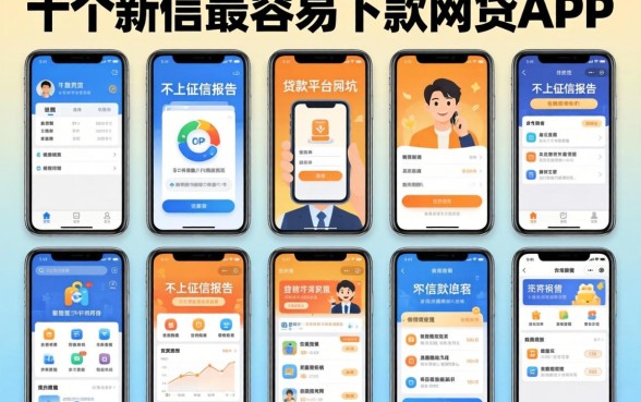 我试了十个所谓最容易下款的网贷app，发现不上征信报告的贷款平台全是坑