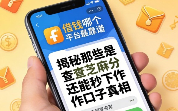手机上借钱哪个平台最靠谱？揭秘那些不查芝麻分还能秒下的口子真相
