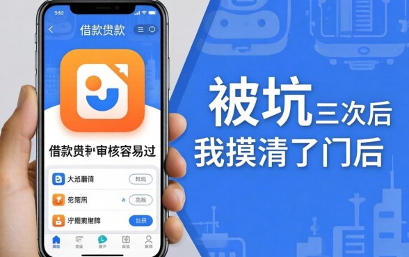 哪个借款app审核容易过?被坑三次后我摸清了门道