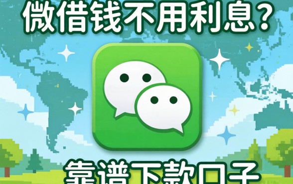 微信借钱不用利息？分享几个靠谱的下款口子