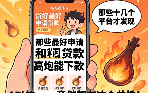 我试了十几个平台才发现，那些最好申请的贷款和高炮能下款的app竟然都有这个共性