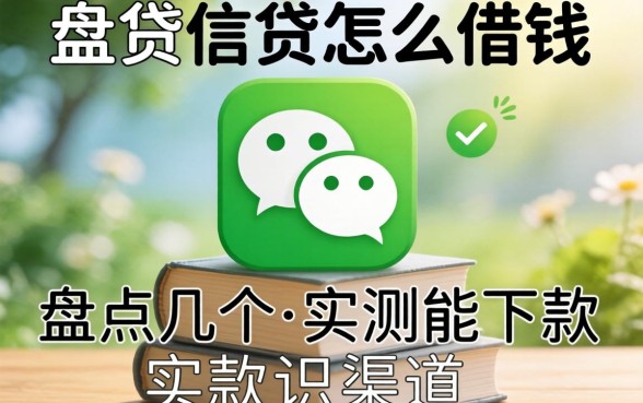 微信借贷怎么借钱的？盘点几个实测能下款的渠道