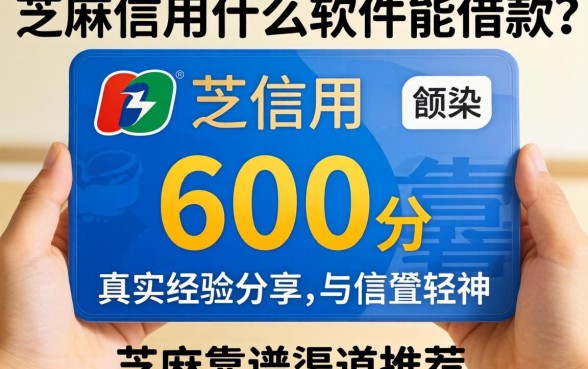 芝麻信用600分什么软件能借款？真实经验分享与靠谱渠道推荐